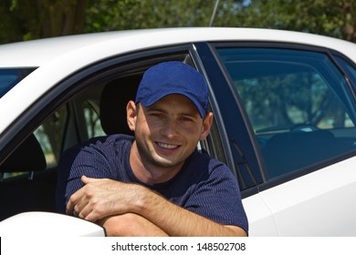 smiling driver - Shutterstock ID 148502708
