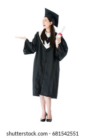 Beauty Young Girl Graduate Student Planning Stock Photo 680906911 ...