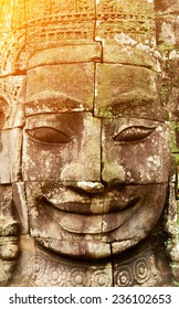 Smiling faces in the Temple
