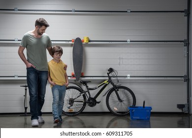 Skateboard Father Son Stock Photos Images Photography