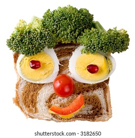 Smiling Food Face