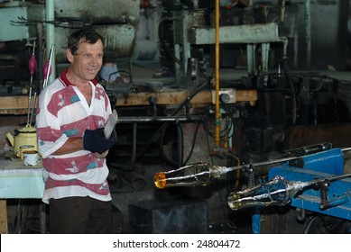 Smiling Glass Blower