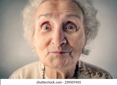 Smiling grandmother 