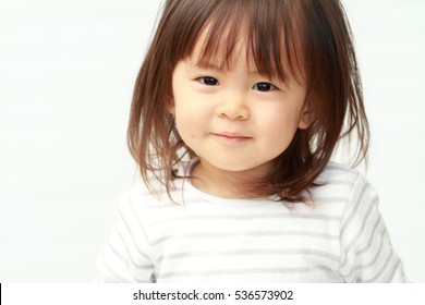 Smiling Japanese Girl (2 Years Old)