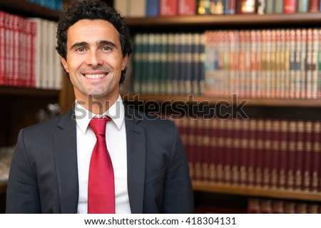 Smiling lawyer portrait