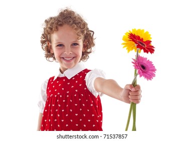 57,029 Little girl holding flower Images, Stock Photos & Vectors ...