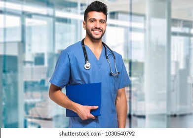 Smiling Male Nurse