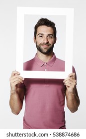 Smiling Man In Frame, Portrait