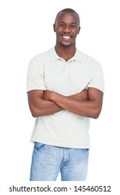 man in polo shirt