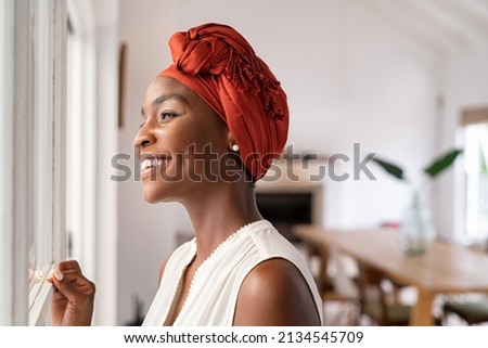 Similar – Image, Stock Photo . . .window to the courtyard. A view through the old window to the courtyard.