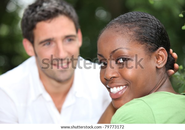 Smiling Mixed Race Couple Stock Photo 79773172 | Shutterstock