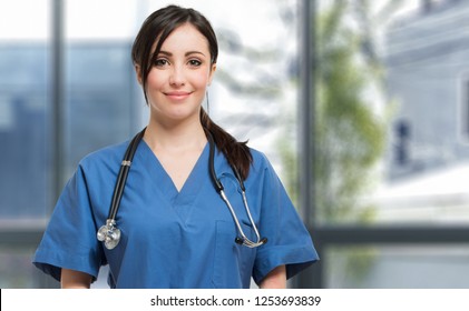 Smiling Nurse Portrait