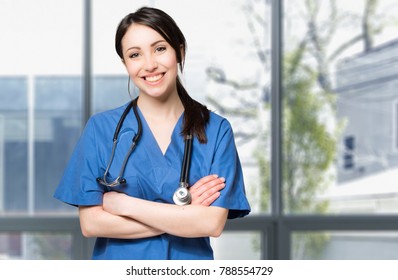 Smiling Nurse Portrait