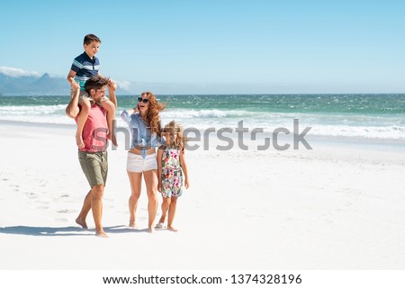 Image, Stock Photo Sisters enjoying piggyback ride