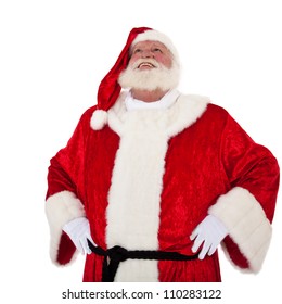 Santa Looking up Images, Stock Photos 