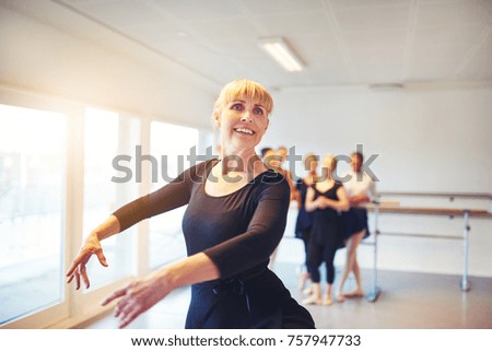 Similar – Image, Stock Photo ballet dancer