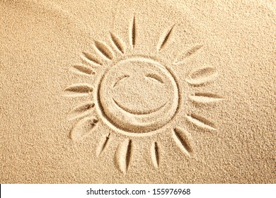 smiling sun  - Powered by Shutterstock