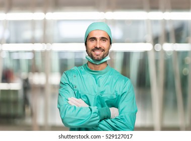 Smiling Surgeon Portrait