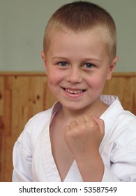 Smiling Taekwondo Boy Stock Photo 53587549 | Shutterstock