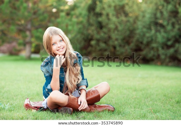 Smiling Teen Girl 1213 Year Old Stock Photo (Edit Now) 353745890