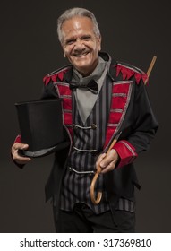 Smiling Ticket Seller, Retro American Carnival Barker