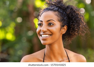 African American Woman Relaxed Hair Images Stock Photos Vectors