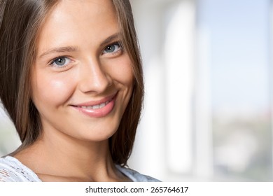 Smiling Women Human Teeth Stock Photo 265764617 