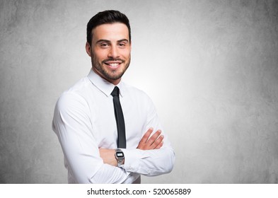 Smiling Young Businessman Portrait