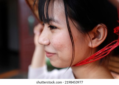 Smiling Young Vietnamese Woman. Portrait.  11-30-19