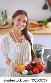 184,997 Woman holding vegetables Images, Stock Photos & Vectors ...