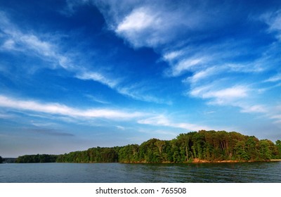 Smith Mountain Lake, Virginia - Slight Noise.