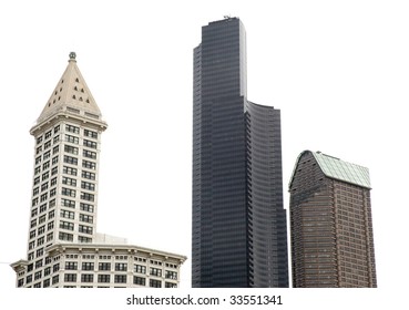 Smith Tower And Skyline