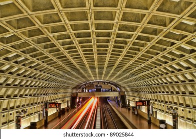 Smithsonian Metro Station In Washington DC