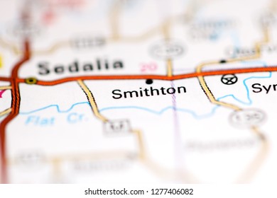 Smithton Missouri Usa On Geography Map Stock Photo 1277406082 ...