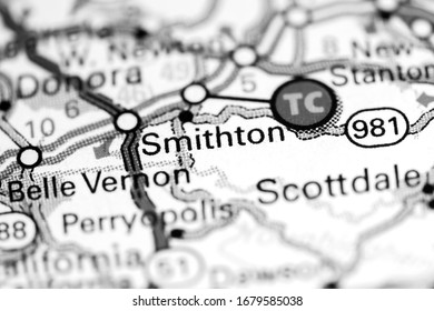 Smithton Pennsylvania Usa On Map Stock Photo 1679585038 | Shutterstock