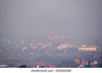 Smog And Airpoluton Air Polution, Europe, Serbia, Valjevo City