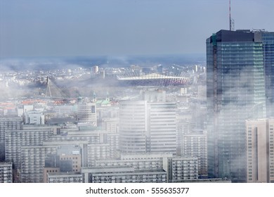 Smog Over The Warsaw City