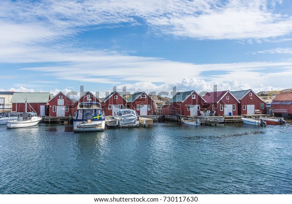 Smogen Fishermen Village Bohuslan Coast Southern Stock Photo Edit Now 730117630