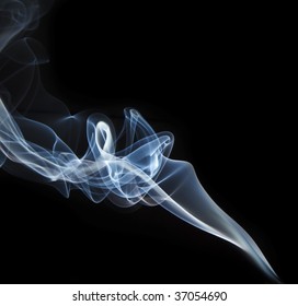 Similar Images, Stock Photos & Vectors of wisp of smoke on black