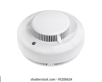 Smoke Alarm Isolated On White