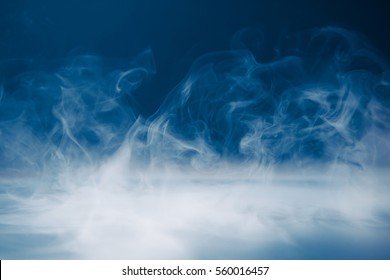 smoke background and dense fog