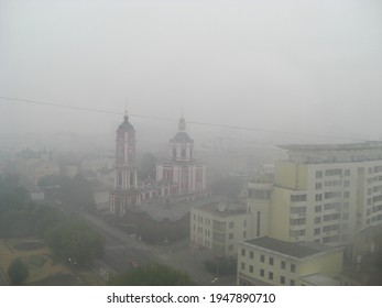 Smoke From Burning Peat, Heatwave 2010, Moscow