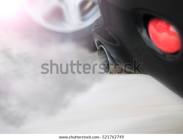 Smoke Car Pipe Exhaust Stock Photo 521762749 | Shutterstock