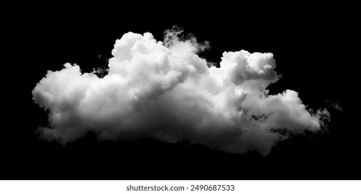 Nube Smoke aislada sobre