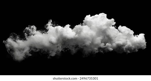 Nube Smoke aislada sobre