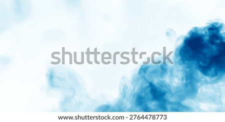 Smoke effect on a light background in studio