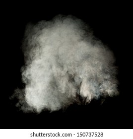 Smoke fragments on a black background - Shutterstock ID 150737528