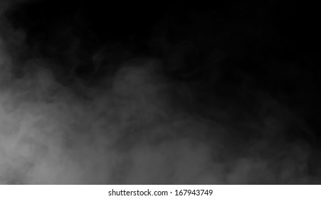 Smoke On Black Background