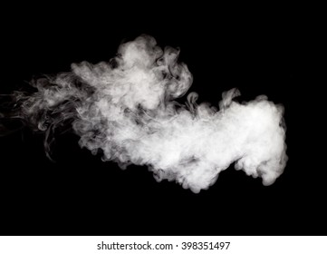 Smoke On Black Background