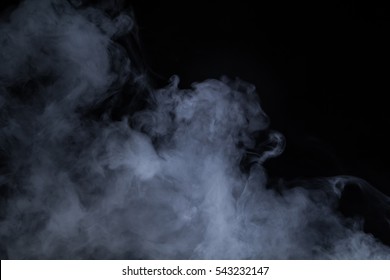 Smoke On Black Background